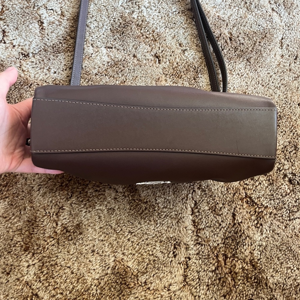Coach Faye Crossbody in dark brown with silver hardware - Picture 4 of 6
